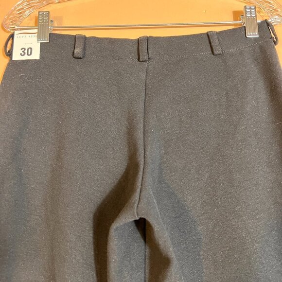 TuffRider Women's Knee Patch Breeches Starter Low Rise Pull on Pants 30 NWT - Picture 4 of 11